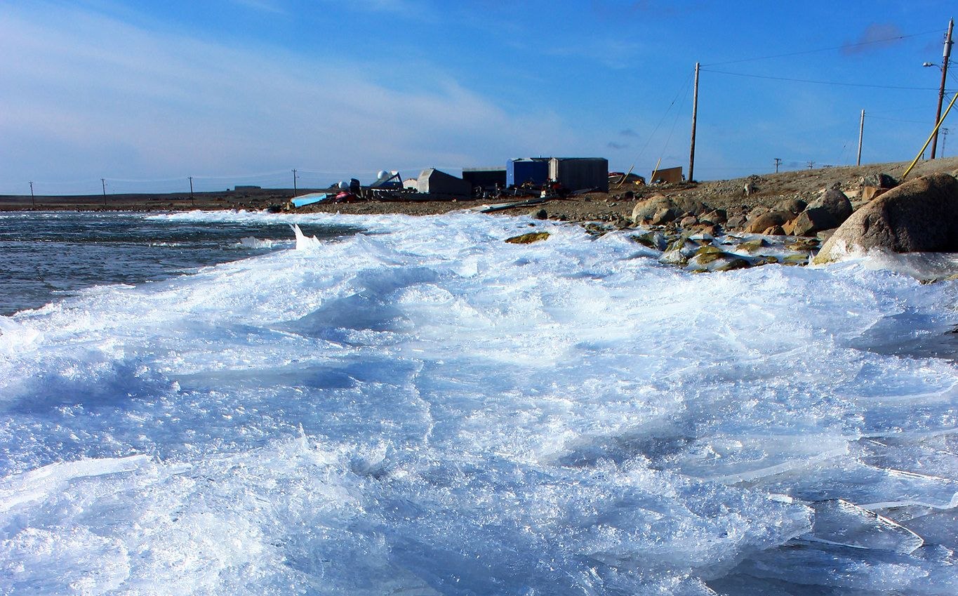 mbridge Bay sea ice freeze-up 2020
Three weeks late: Cambridge Bay sea ice freeze-up 2020